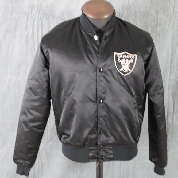 LA Raiders Jacket (VTG) - Satin Classic by Starter - Men's Medium - Picture 1 of 10